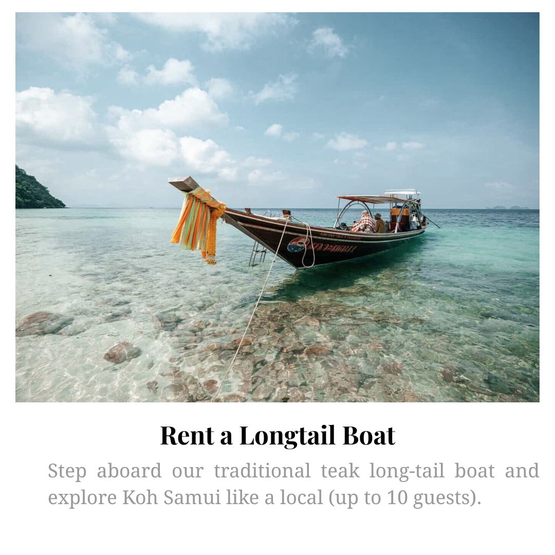 Rent a longtail boat